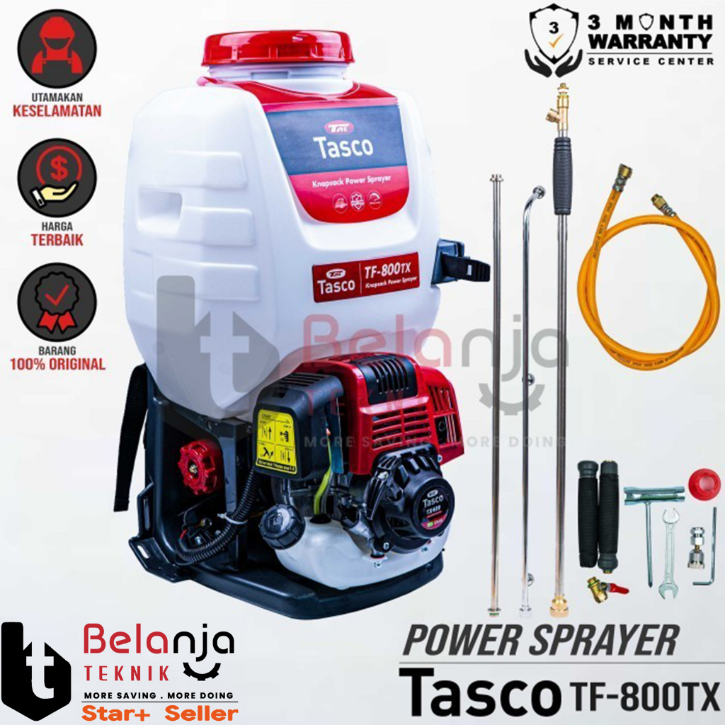 Tasco Power Sprayer Bensin TF 800 TX Mesin Semprot Hama Gendong TF800