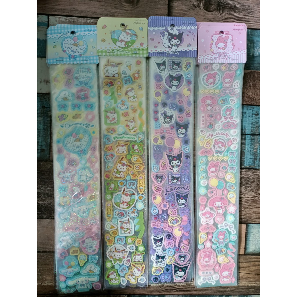 

WW 372 Stiker Tempel Motif Emoji Sanrio Kuromi Cinnamoroll Untuk Dekorasi Case Buku