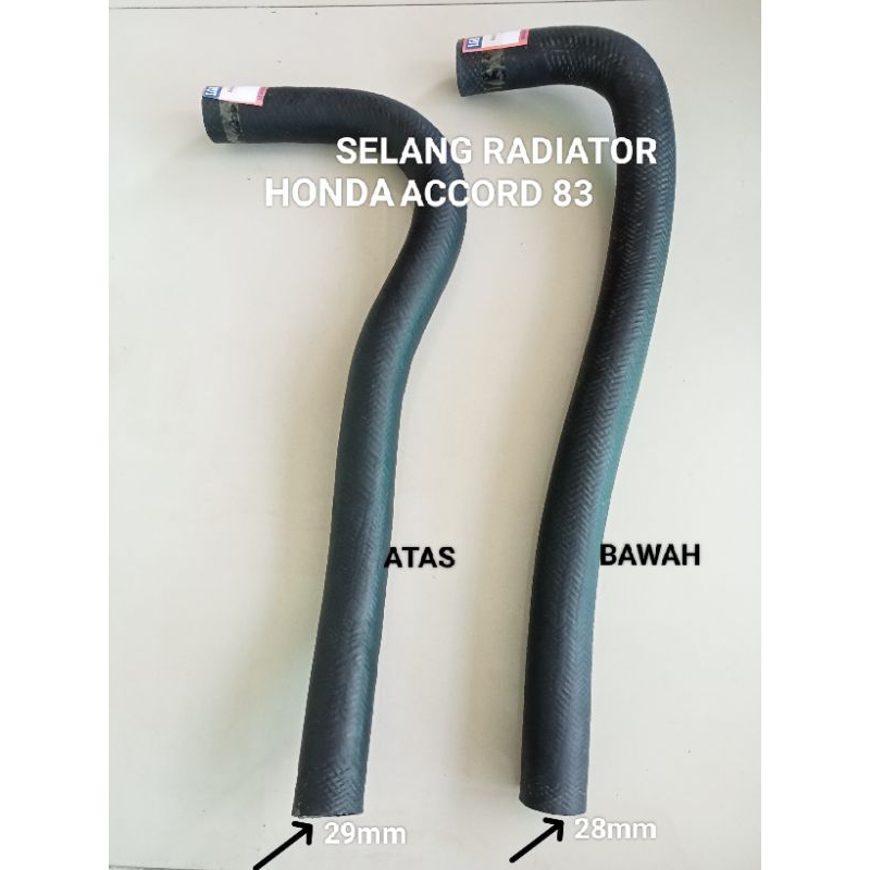 SELANG RADIATOR HONDA ACCORD 83 ATAS DAN BAWAH