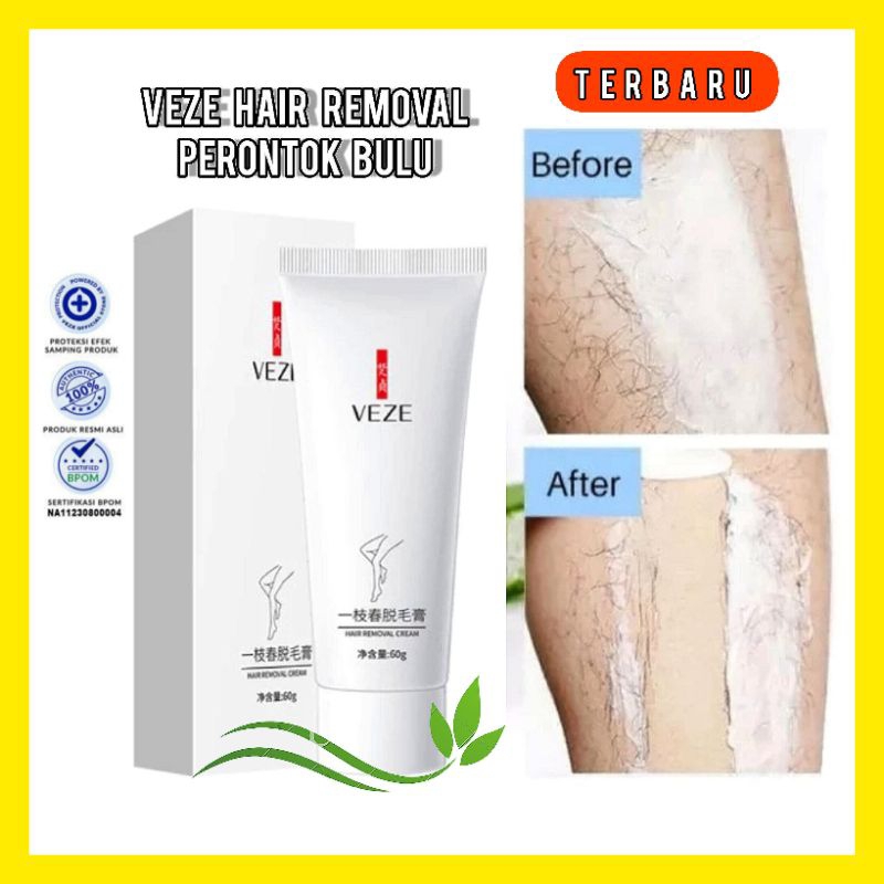 (GRATIS SPRITULA) TERBARU❗BPOM VEZE / CINDYNAL Hair Removal Waxing VIRAL  Krim Cream Penghilang pero