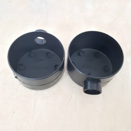 Inbow Dus Bulat/L dus/Penutup listrik Hitam IB Dus 1 Lubang Bagus dan Murah