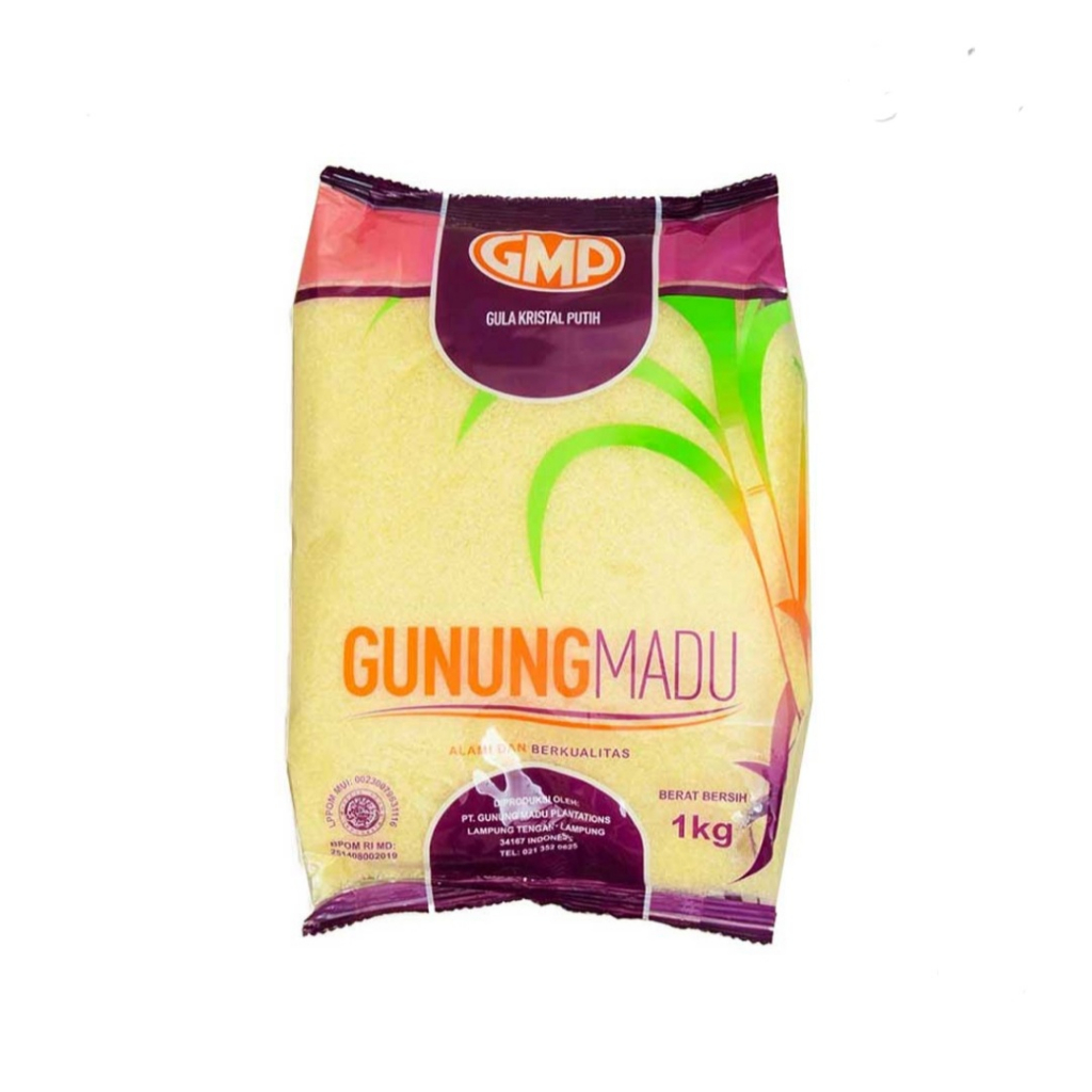 

GMP Gula Kristal Putih Gunung Madu 1 Kg