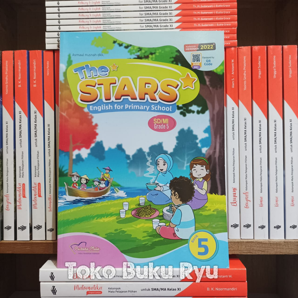 The Stars English Kelas 5 SD Kurikulum Merdeka Pustaka Mulia