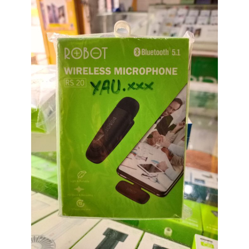 robot wireless microphone rs20