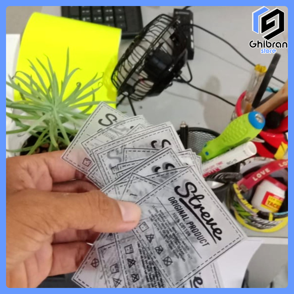 

Label Baju - Label Hijab - Label setrika tanpa jahit full warna