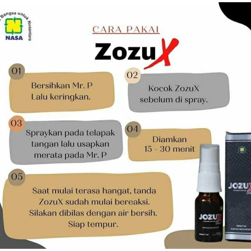 JOZUX SPRAY ORIGINAL NASA