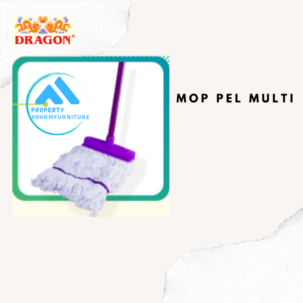 Lap Pel Mop Dragon Ungu Lap Pel Jepit Multifungsi Dragon