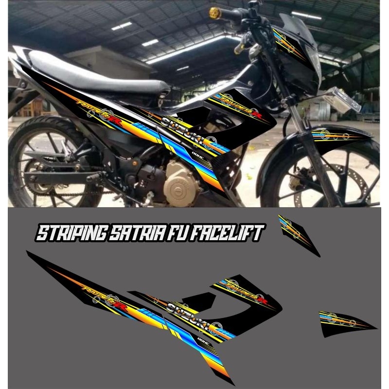 Striping Sticker Satria Fu Facelift custom