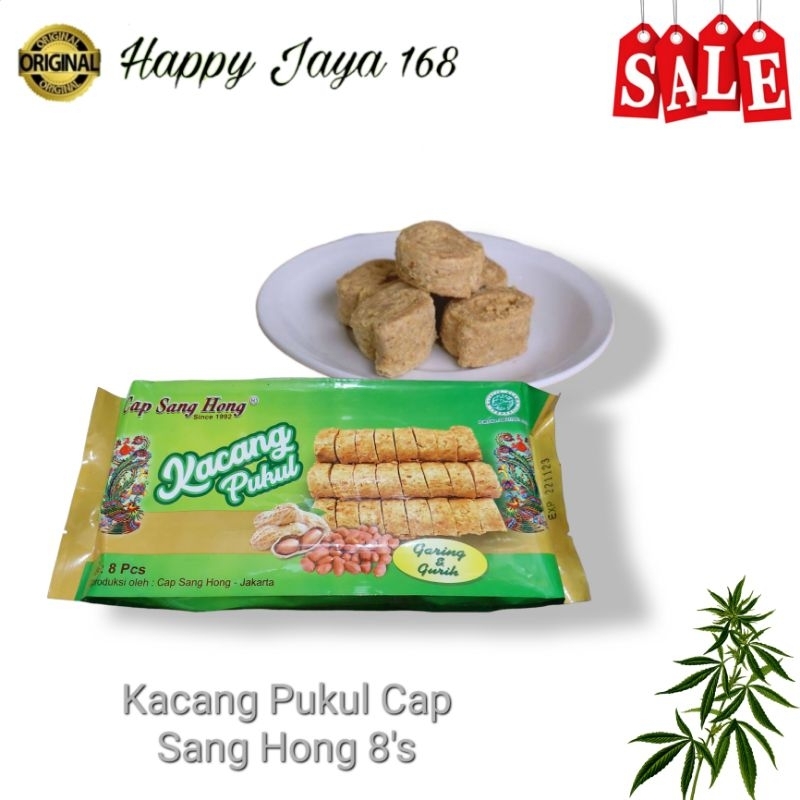 

Kue Kacang Pukul Teng Teng Cap Sang Hong Vegetarian Isi 8's