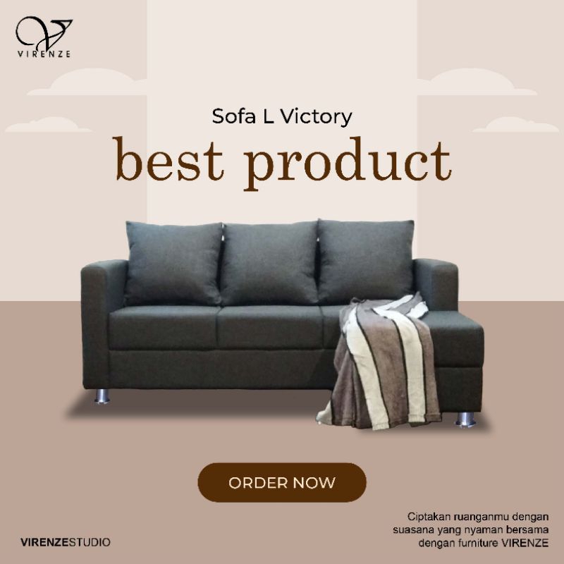 Sofa L Sofa 3 Seat Victory Sofabed Victory Sofa Minimalis Victory Virenze Jateng Semarang