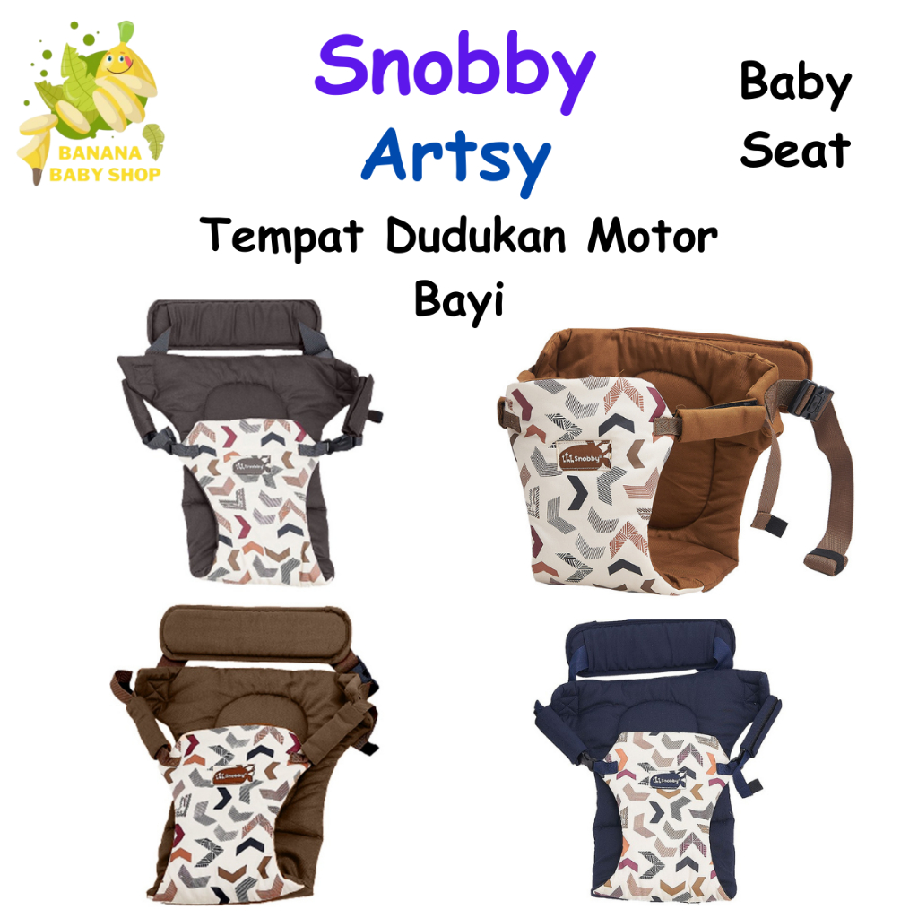 Snobby Baby Seat Artsy series - Dudukan Motor Bayi dan Anak