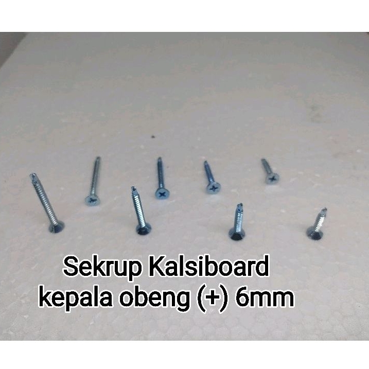 Sekrup Kalsiboard drill obeng (+)