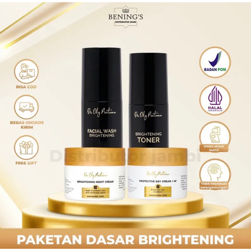 PAKET BENINGS CLINIC BRIGHTENINGS (full Bpom) BENING’S SKINCARE DR.OKYPRATAMA
