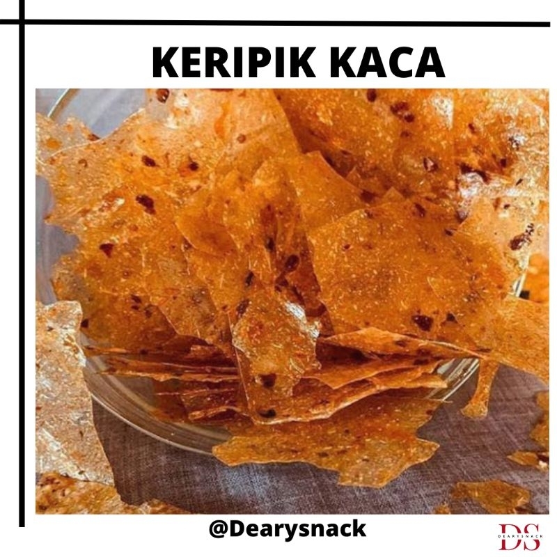 

Keripik Kaca Pedas Viral 250 gram / Prmo Camilan Murah