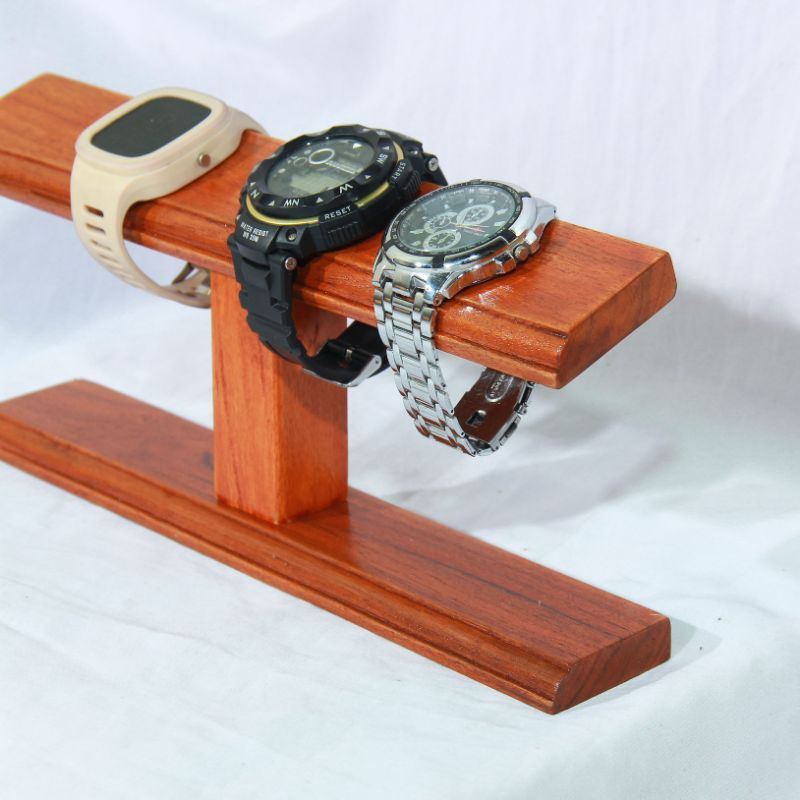 Rak gantungan jam tangan perhiasan/ rak kayu serbaguna