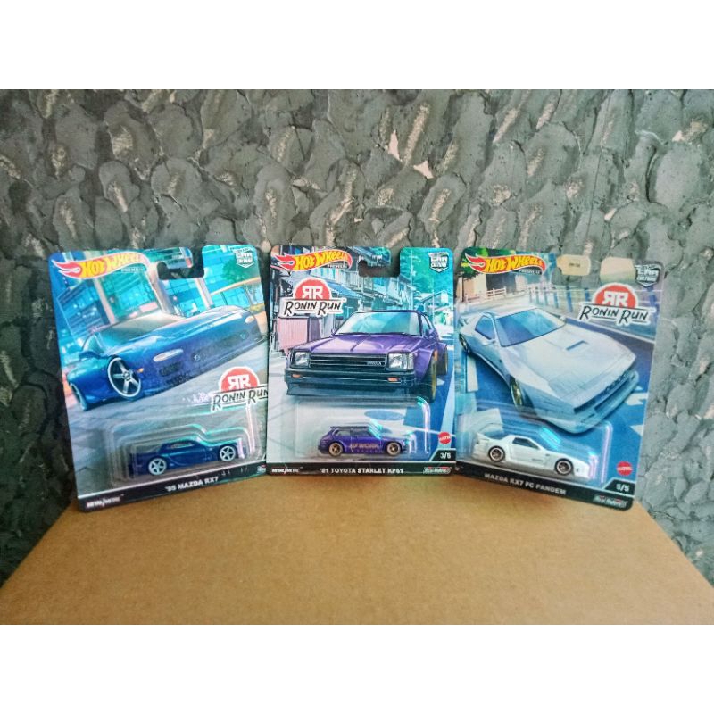 HOTWHEELS PREMIUM CC Ronin Run Series Set - 2022