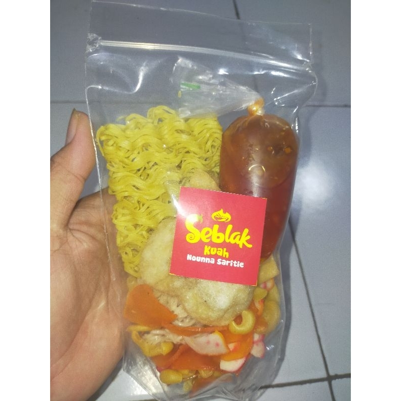 

Seblak PEDAS Mantul Nikmat NOUNNA SARITIE Kemasan Standing Pouch Siap Seduh Menggunakan Air Panas