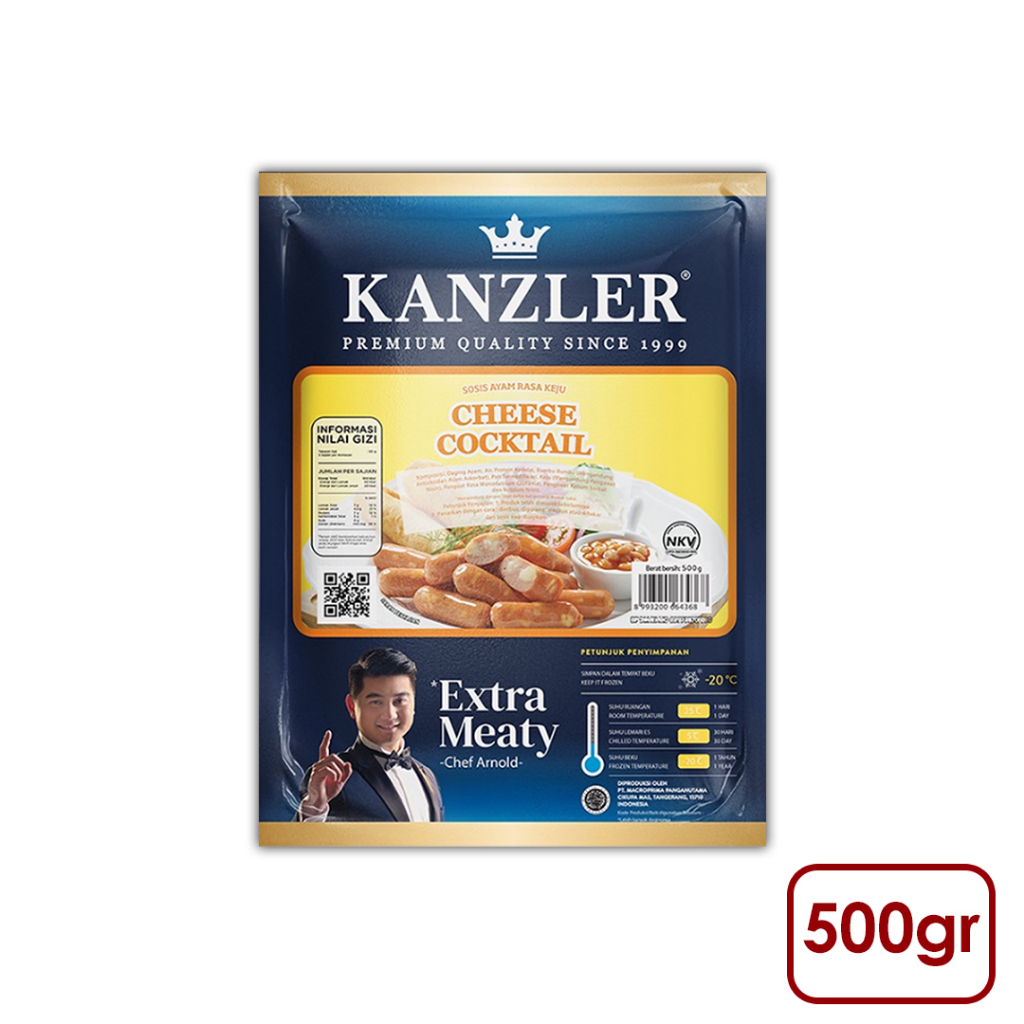 

KANZLER Cheese Cocktail Sausage 500gr