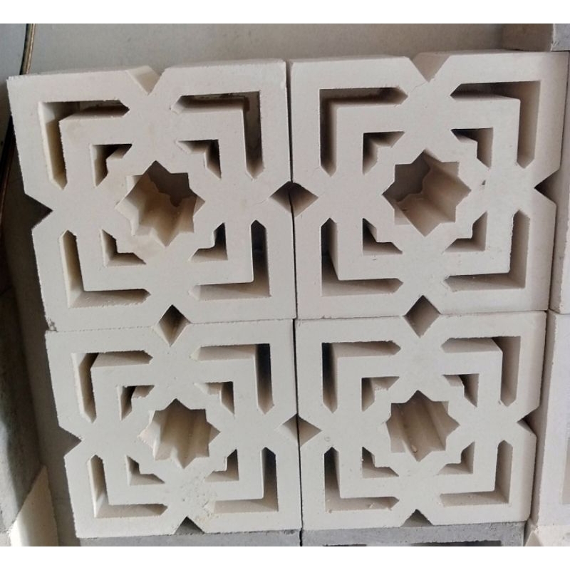 roster beton minimalis,roster beton motif,roster warna putih