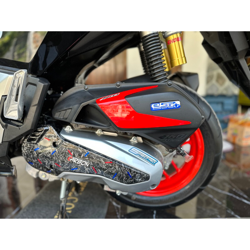 GARNISH KIPS RACING TUTUP FILTER PCX 160 WARNA ▪️garnish Vario 160 / cover box filter Vario 160 / ga