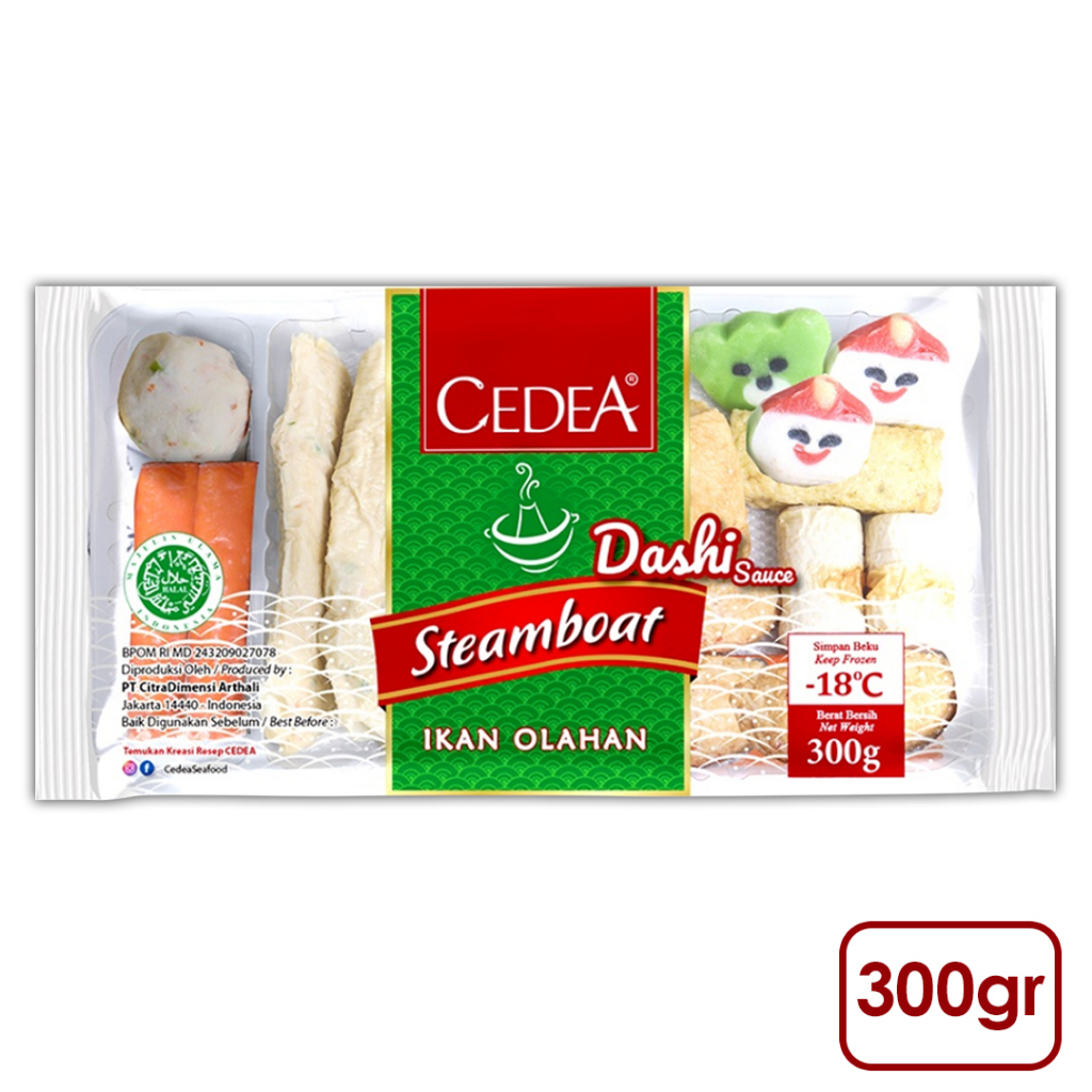 

CEDEA Steamboat 300gr (Tahan suhu ruangan 3hari)