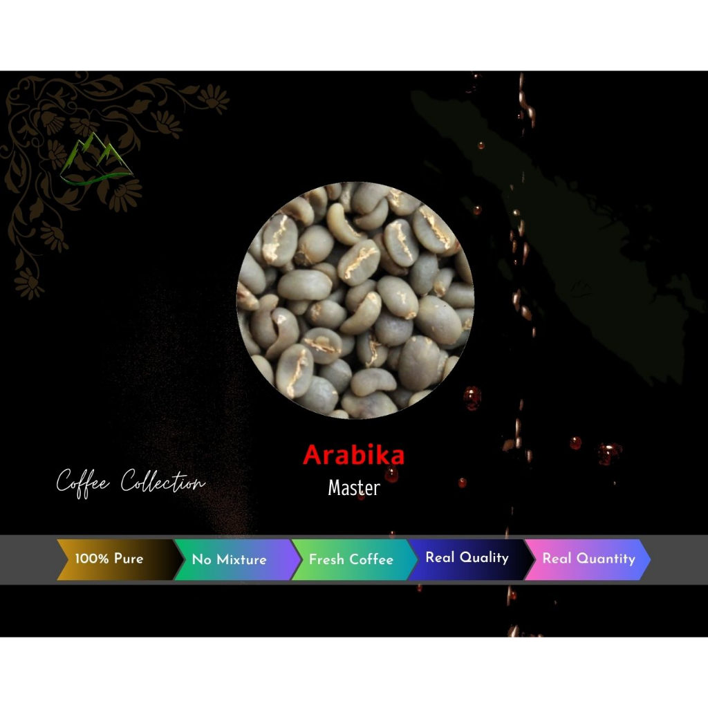 

Master Cofffee - Arabika - Green Bean 1 Kg - 100 % Murni - Kerinci Regency - Jambi