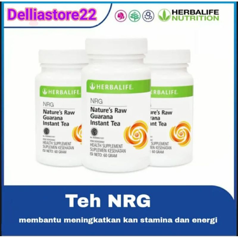 HERBALIFE.NRG TEA - penambah stamina saat diet 100% original asli