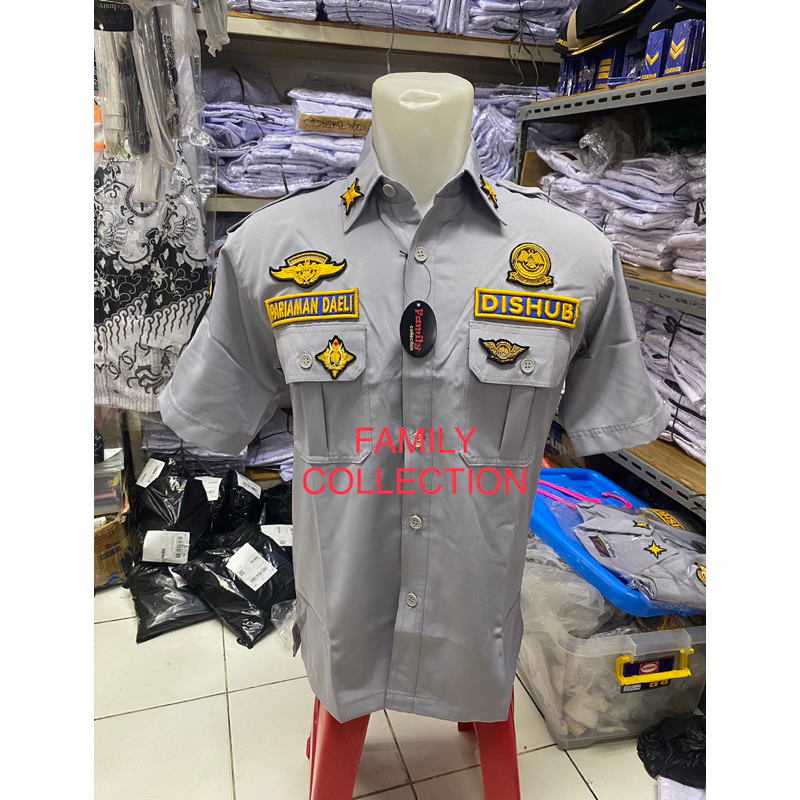 SERAGAM DISHUB + BORDIR TIMBUL