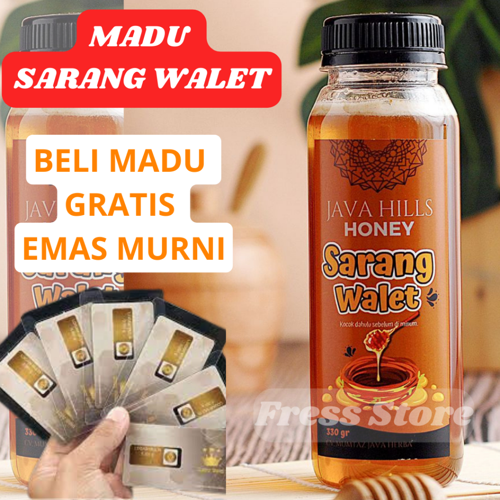 

Madu Sarang Walet Javahills Java hills Honey Madu Kulit Halus Mulus Glowing 330gr