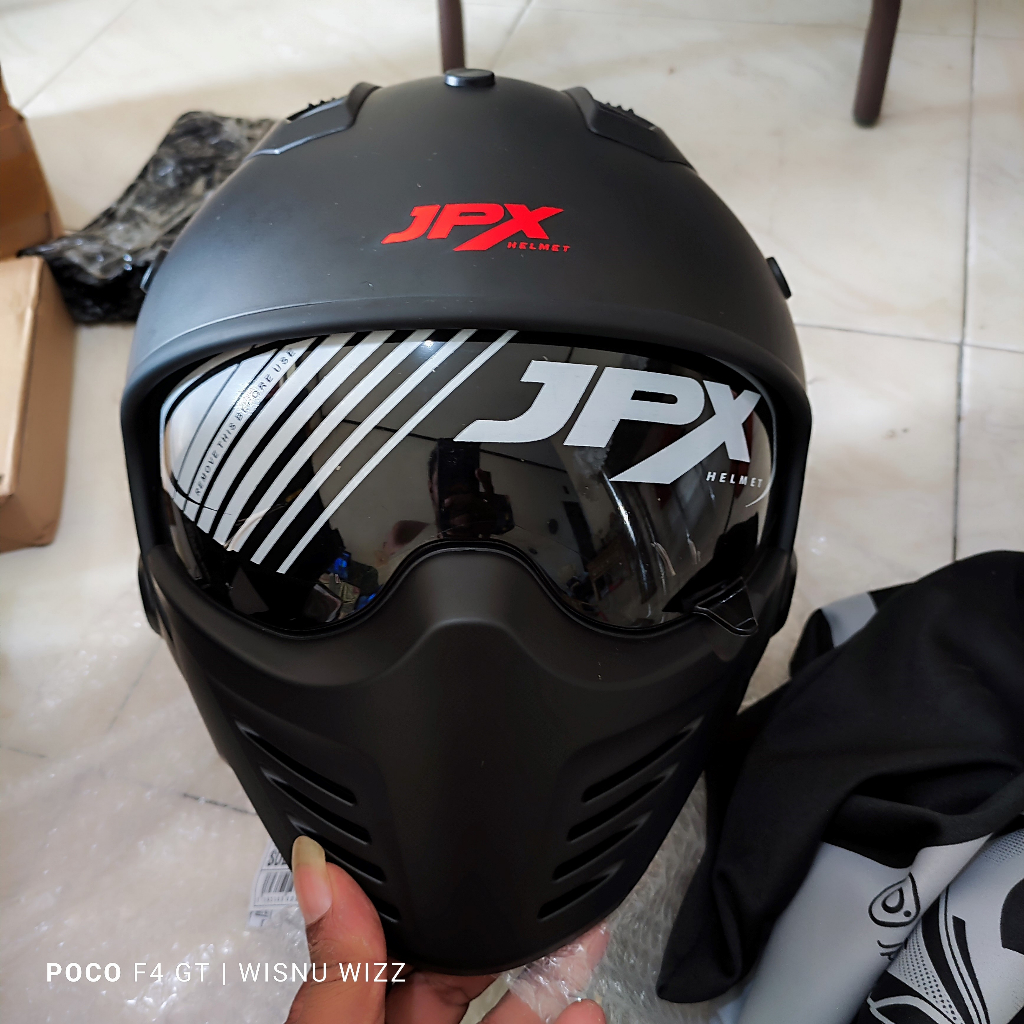 JPX MX 726r Hitam Doff