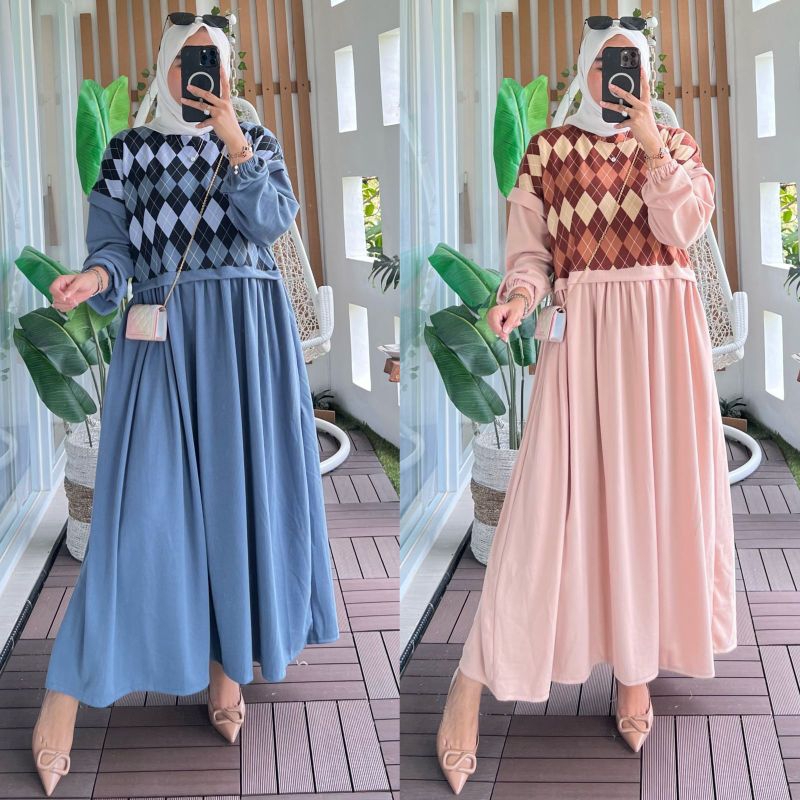 Gamis Kaos Knit Import PREMIUM TERBARU BEST SELLER