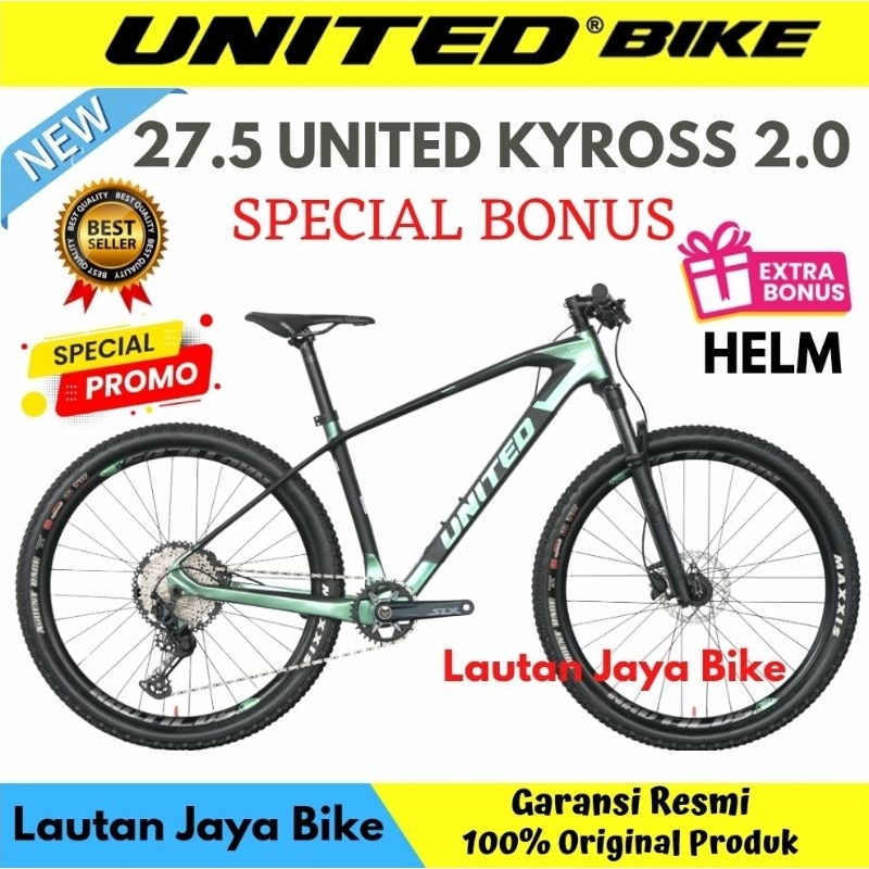 SEPEDA MTB 27.5 INCH UNITED KYROSS 2.0 12 SPEED