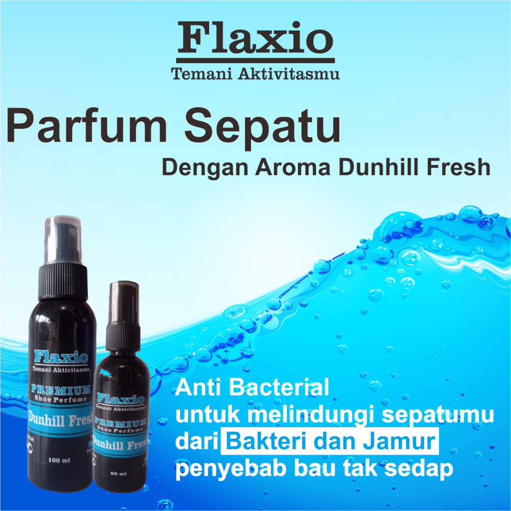 Parfum Sepatu wangi anti bacterial parfum helm aroma dunhill fresh by FLAXIO Parfum