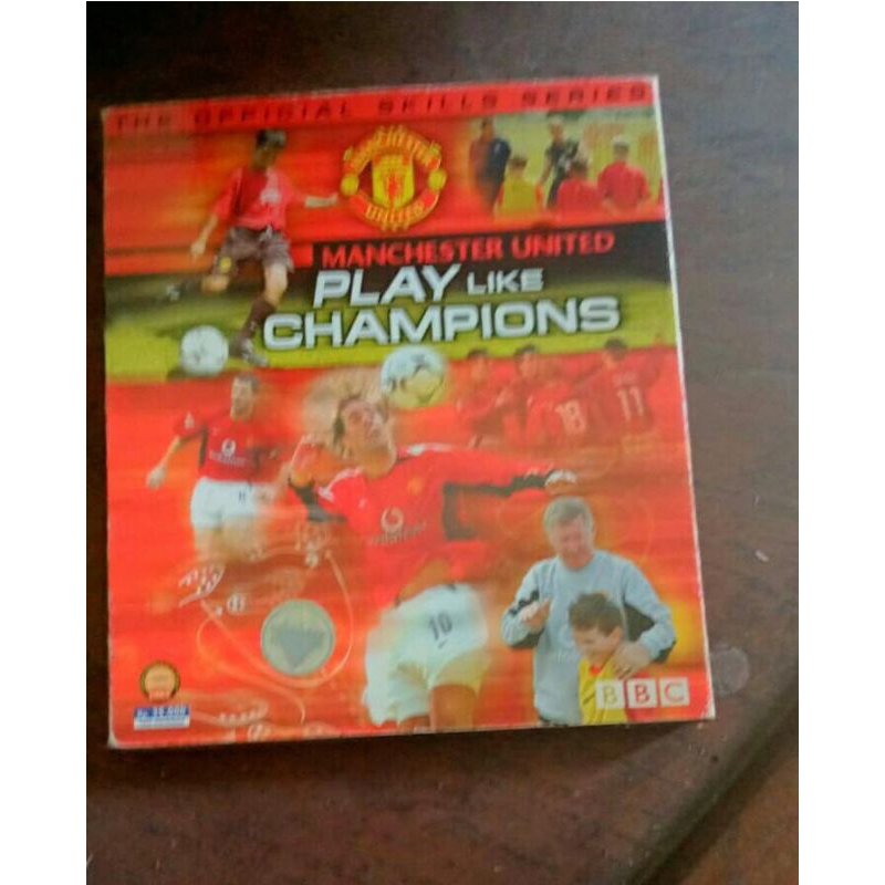VCD Bola Latihan Bintang bola Manchester United 2003 PLAY LIKE CHAMPIONS