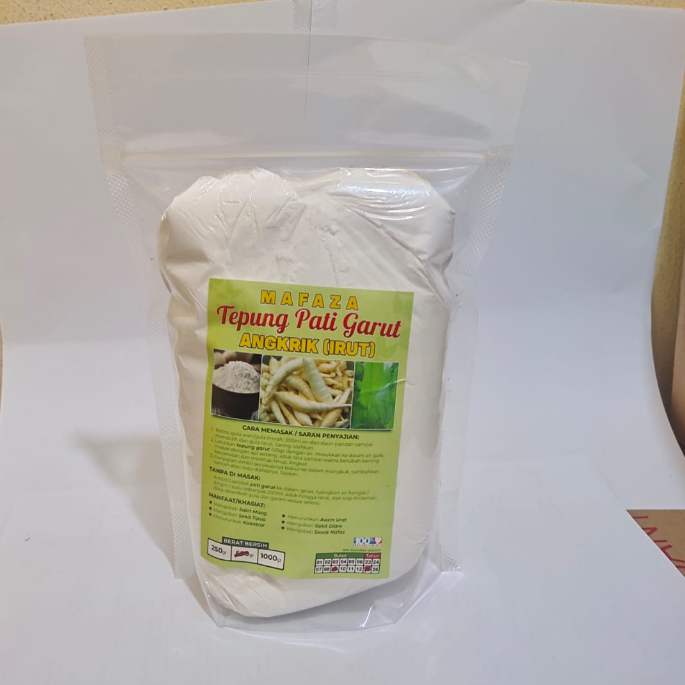 

TEPUNG PATI GARUT 500 GRAM ASLI OBAT SAKIT MAAG, NYERI LAMBUNG, DIARE, MENGATASI ASAM LAMBUNG