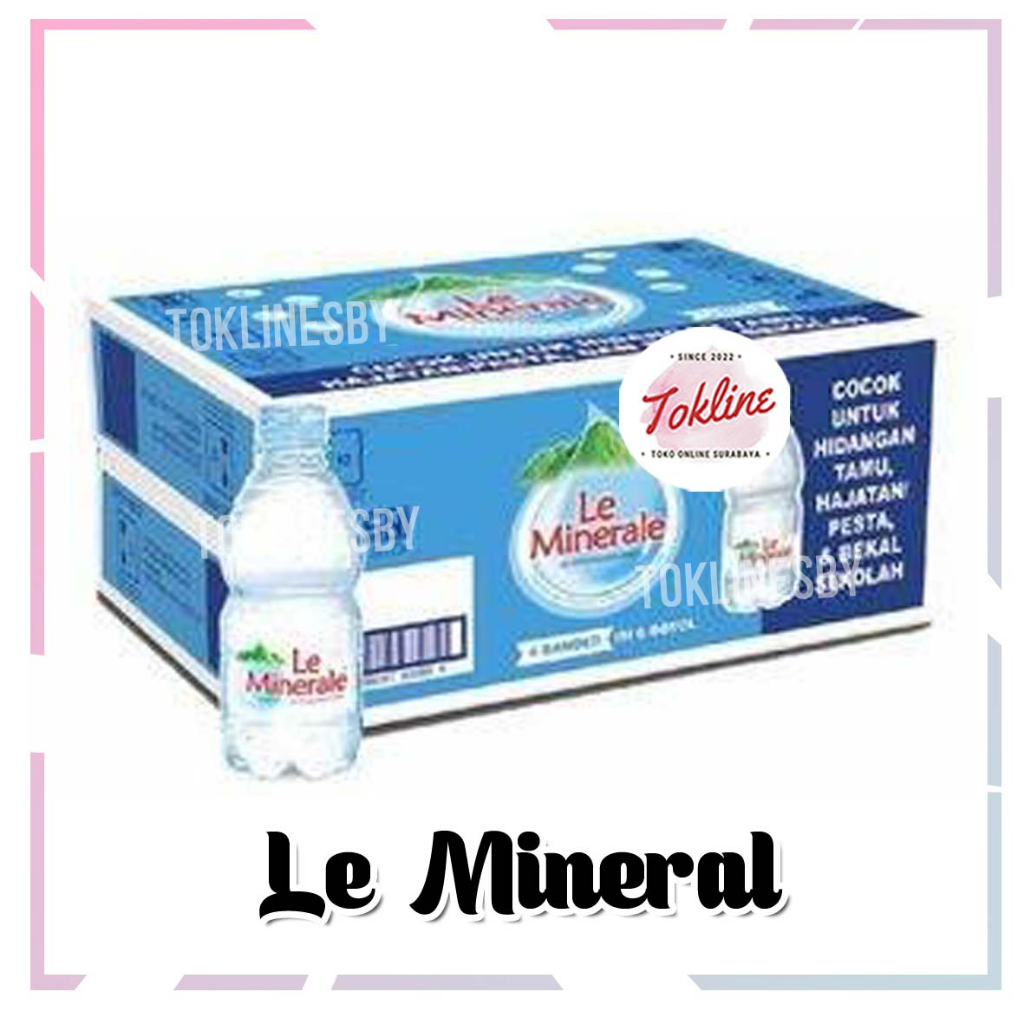 

[ 1 KARTON ISI 24 PCS ] LE MINERALE 330ml Air Mineral