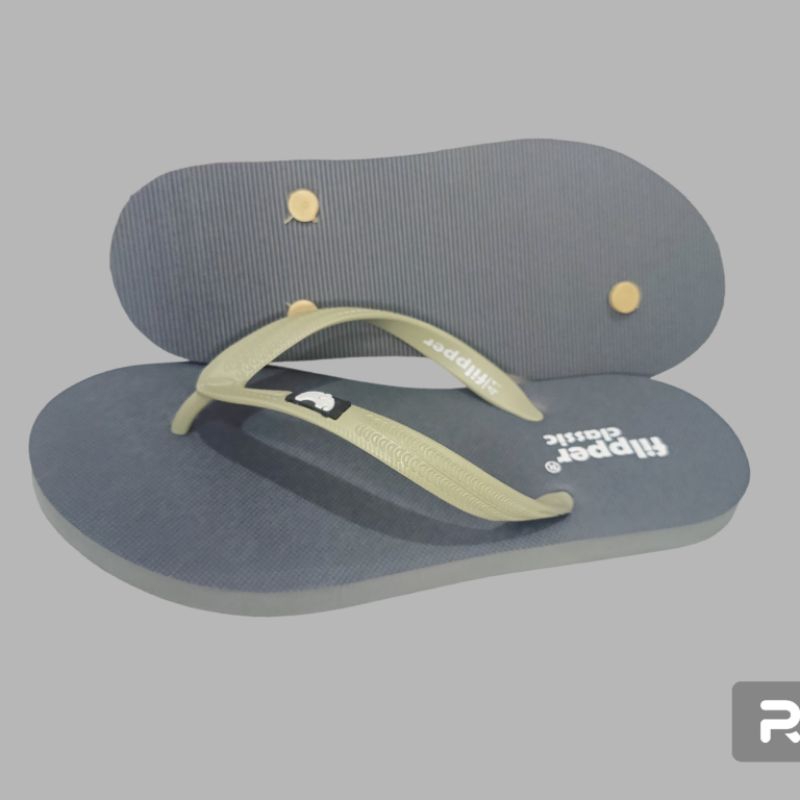 SANDAL JEPIT FILPPER BASIC GREY pria wanita bukan fipper bukan swallow