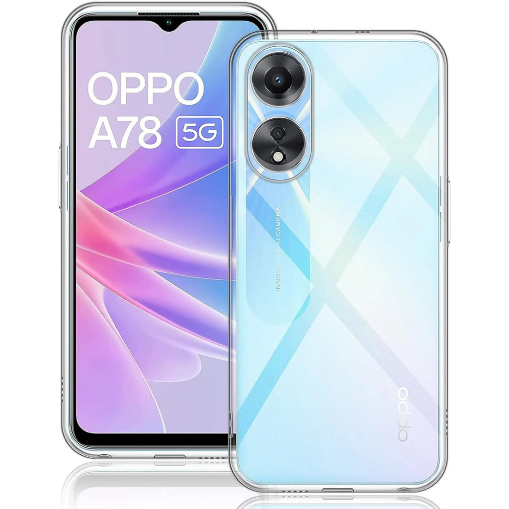 Oppo A78 5G Case Softcase CLEAR HD CAMERA PROTECTION Case Casing Hp Oppo A78 5G
