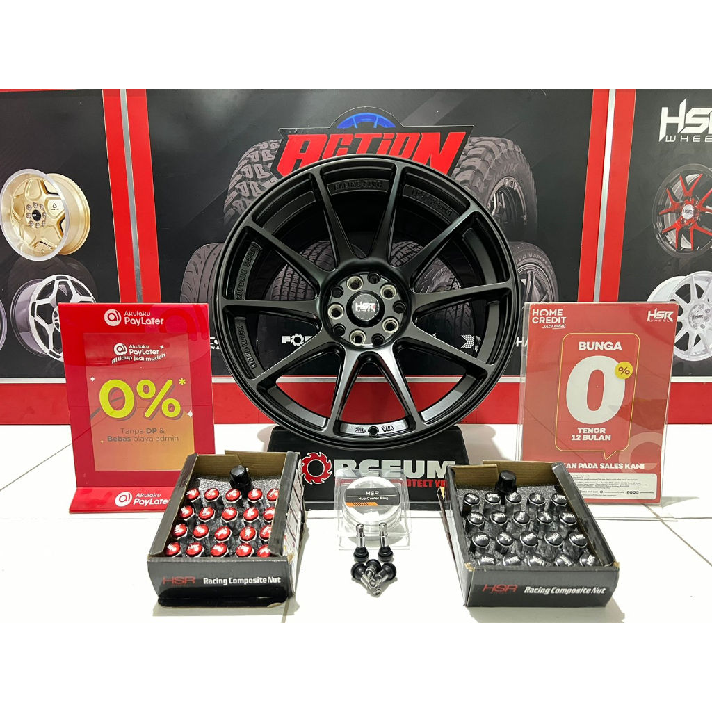 VELG RACING RING 18 SHINJUKU HSR UNTUK HR-V, CR-V, RUSH, TERIOS, EXPANDER, WR-V DLL