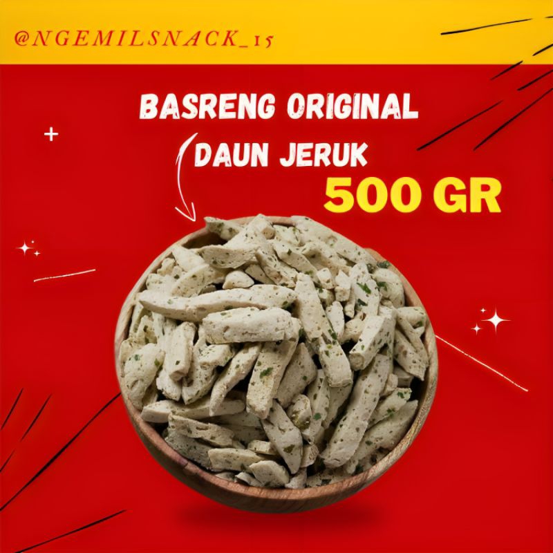 

Original Basreng Daun Jeruk | 500Gram Makanan Ringan