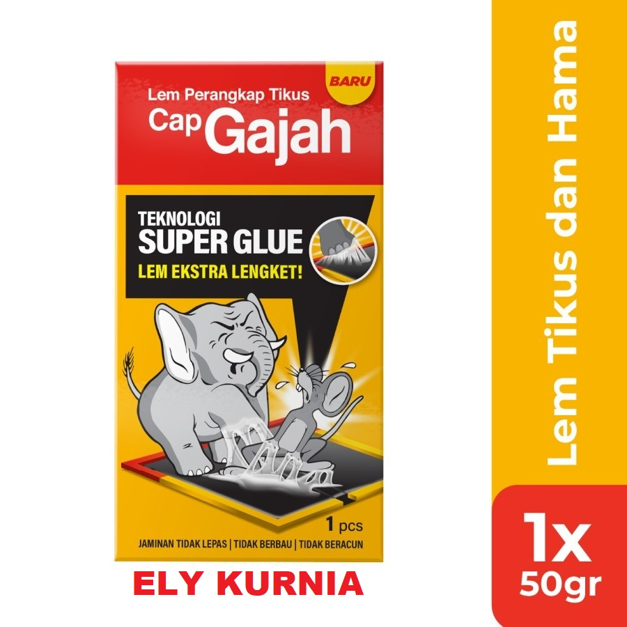 LEM TIKUS CAP GAJAH LEM PERANGKAP TIKUS