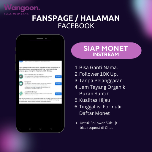 Fanspage Halaman Facebook Siap Daftar Monetisasi Instream