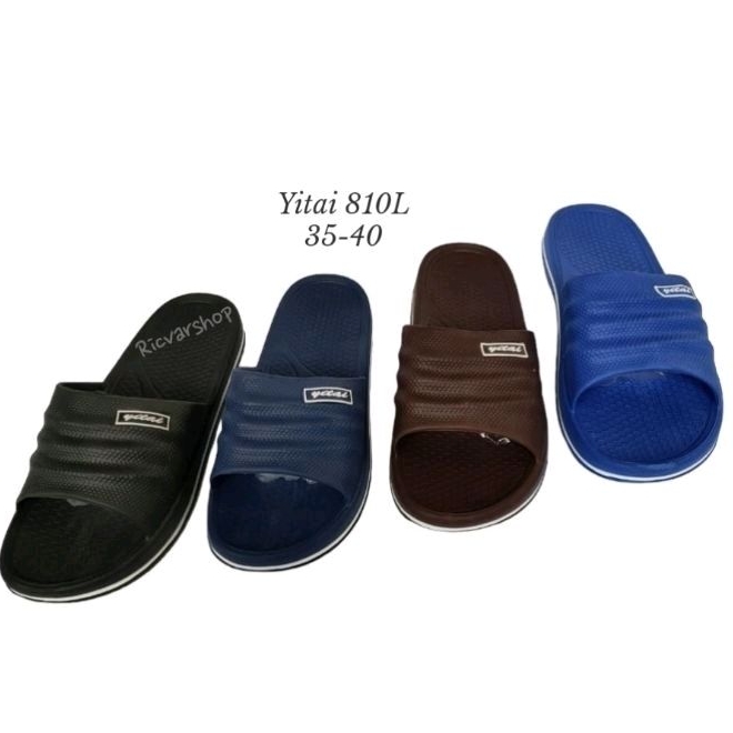 Sandal Slop Yitai 801M(35-40)/Sandal Slop Anak Remaja/Sandal Selop Karet Anak Remaja/Sandal Slop/San