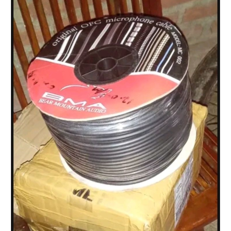 KABEL MIC MICROPHONE BMA MC 002 1 ROLL 100 METER KABEL MIC BMA 1 ROL