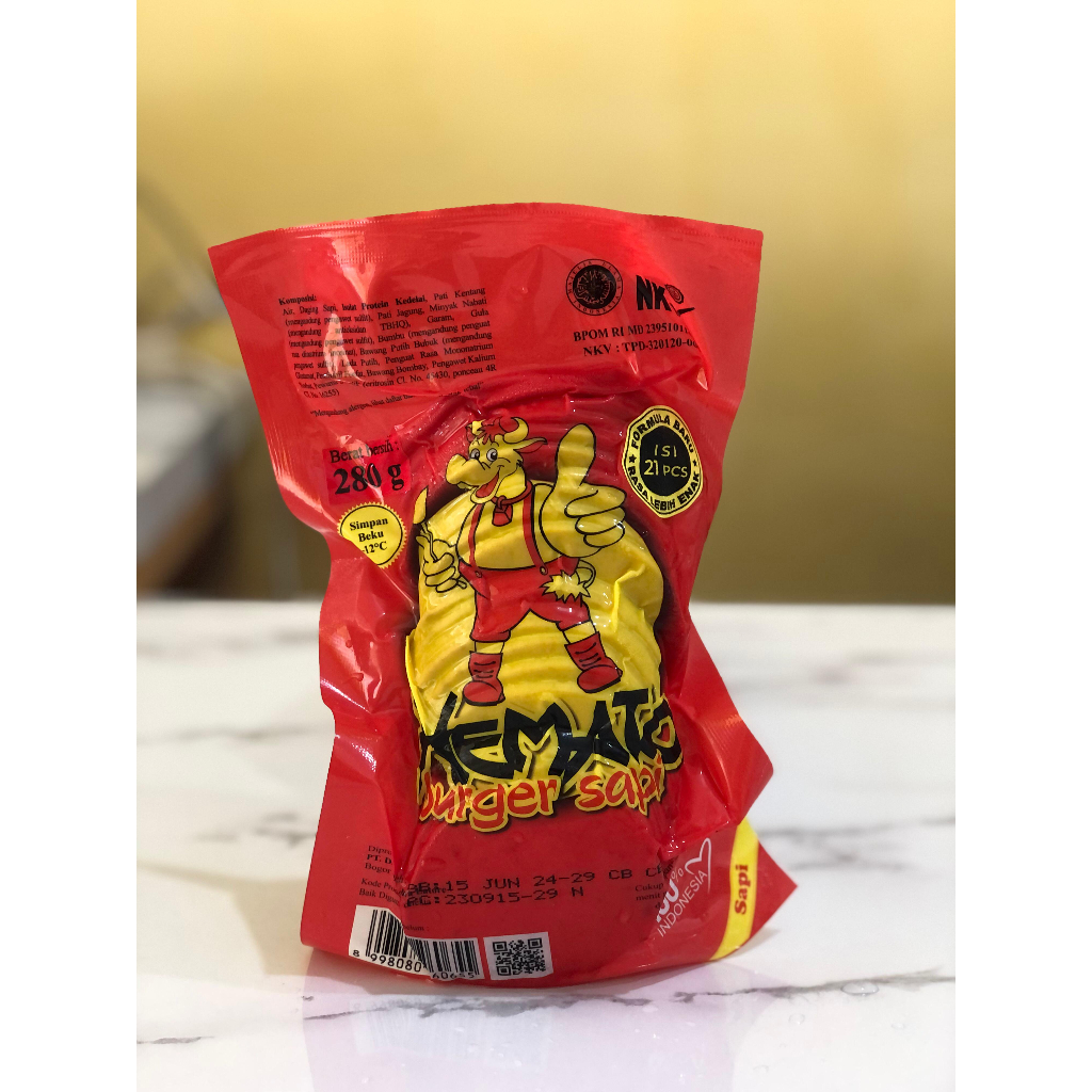 

Hemato Burger Patties 280 Gr