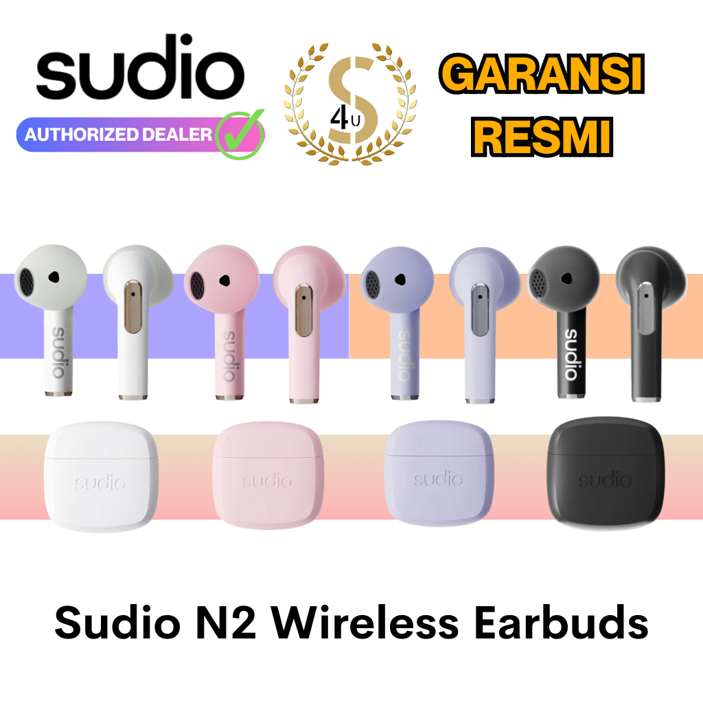 Sudio N2 True Wireless Bluetooth Open-Ear Earbuds - Garansi Resmi