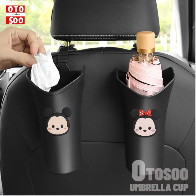 OTOSOO CAR SEAR BACK UMBRRELLA BUCKET HOLDER- TEMPAT TARUH PAYUNG MICKEY MINNIE