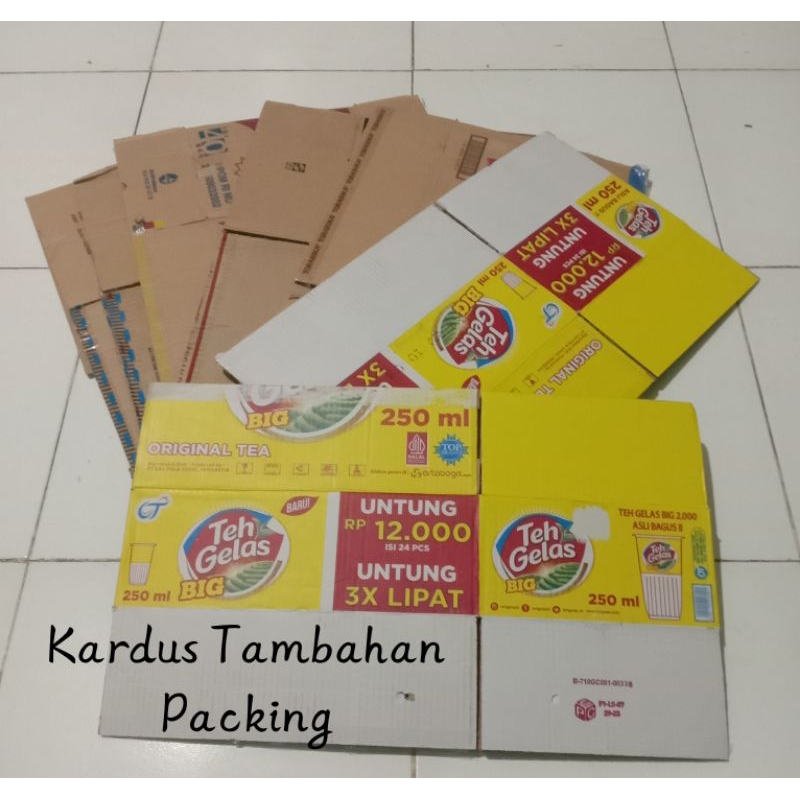 

Kardus Tambahan Packing Extra biar paket aman di pengiriman / Tambahan Packing