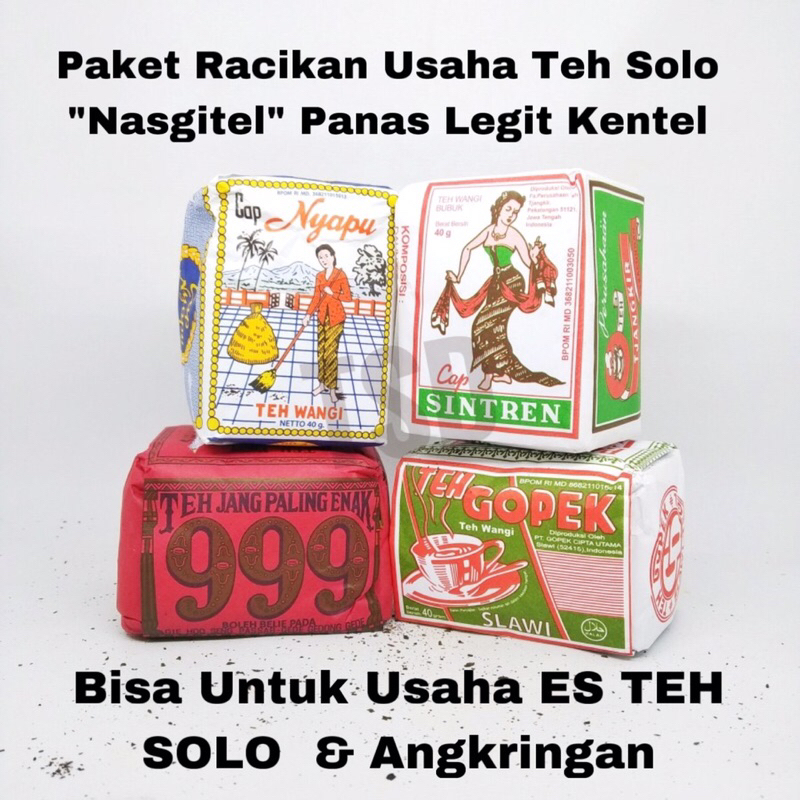 

Grosir Racikan Usaha Es Teh solo paket 4 Nasgitel