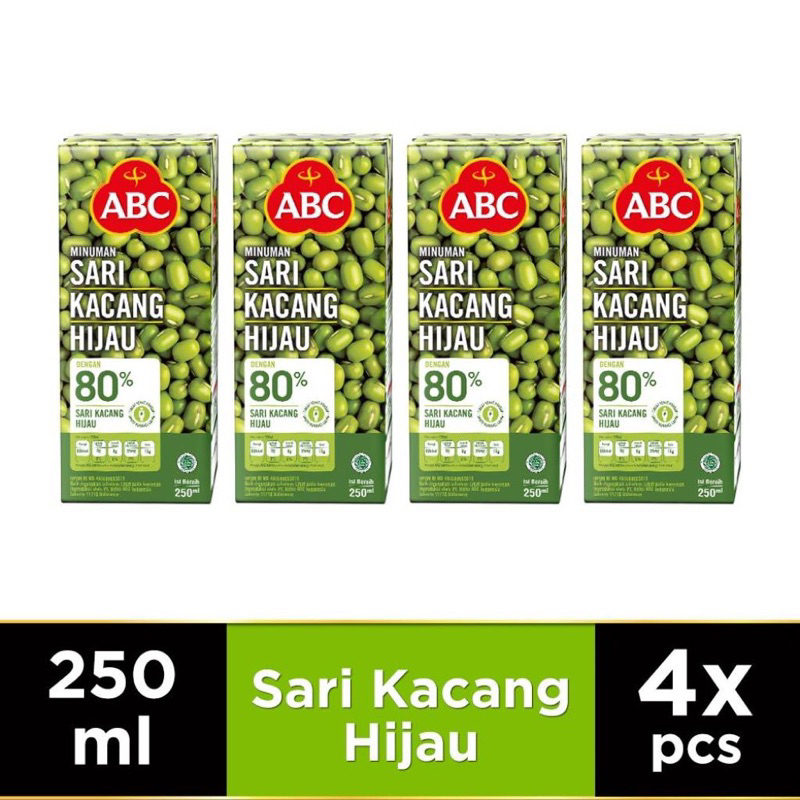 

ABC Sari Kacang Hijau 250 ML - Isi 4 Pcs